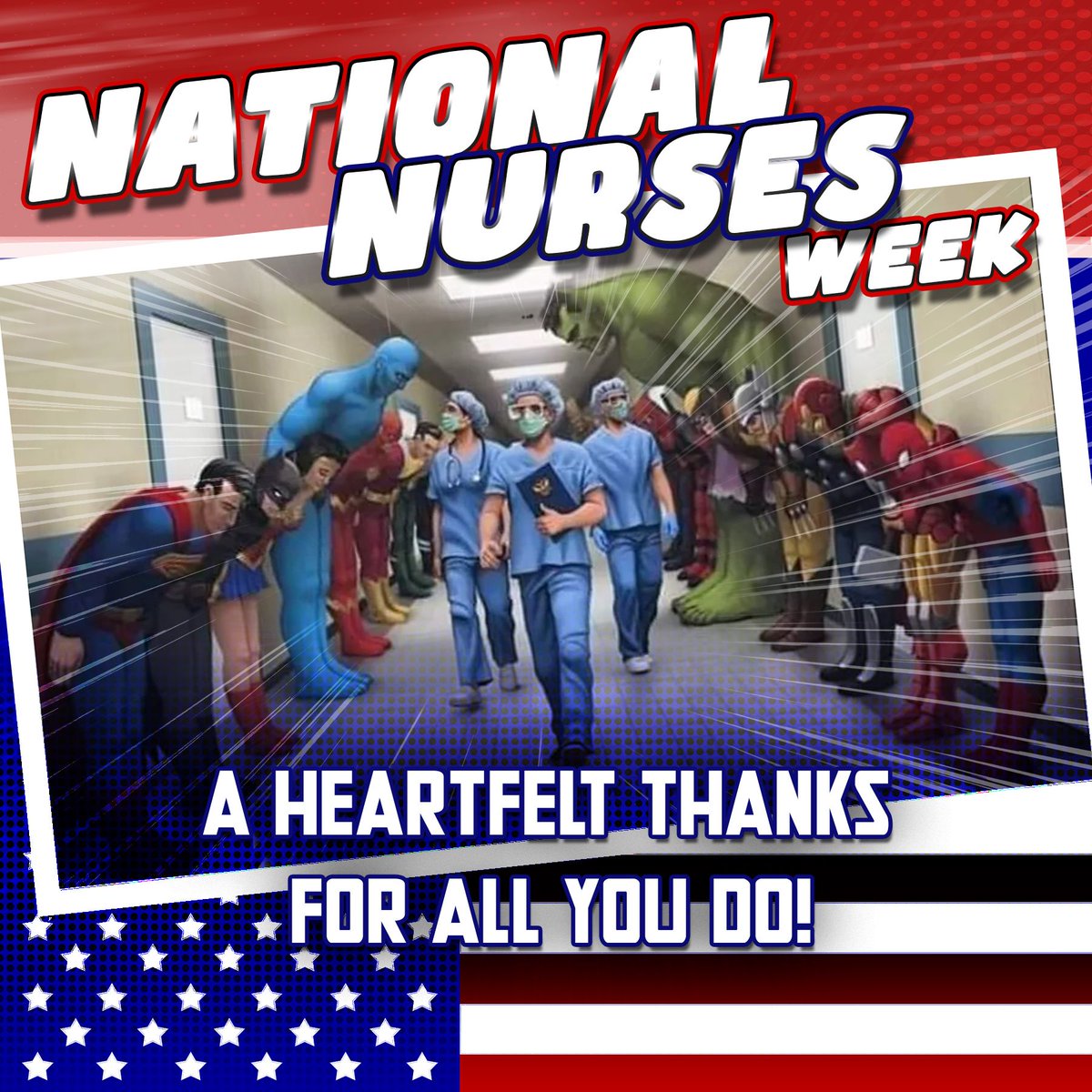 Not all superheroes wear capes.
#NationalNursesWeek