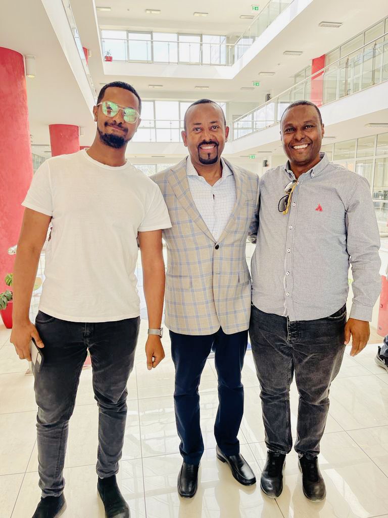 Honoured by H.E. Dr. Abiy Ahmed <a href="/PMEthiopia/">Office of the Prime Minister - Ethiopia</a> earlier visiting our Unique R&amp;D TechPark &amp; Training facility, encouraging us our trainees
Resulting in worldclass technologists #Ethiopia &amp; mass employment.
<a href="/AbiyAhmedAli/">Abiy Ahmed Ali 🇪🇹</a> <a href="/PMAbiy/">Dr Abiy Ahmed Vision of Ethiopia ነበረ + #መደመር</a>
Integrating Africa as peaceful prosperous globalforce