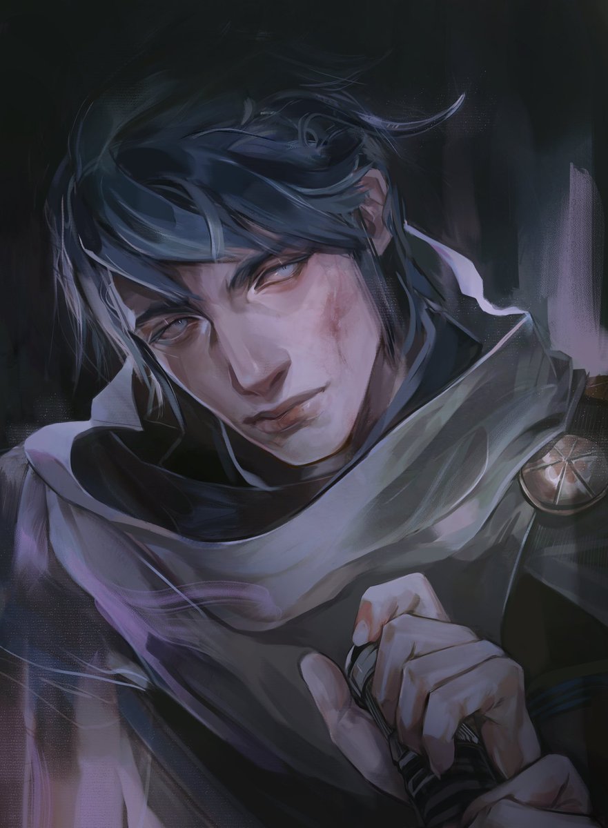 conmenn_art's tweet image. pretty man commission for @Lapsaes !! #HBDSomnus