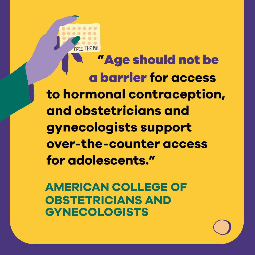 AdvocatesTweets's tweet photo. Here's what the medical professionals have to say ⬇️

Progestin-only birth control pills are safe and effective, and people want over-the-counter access to them. Period. #FreeThePill https://t.co/AgPyRiyNKA