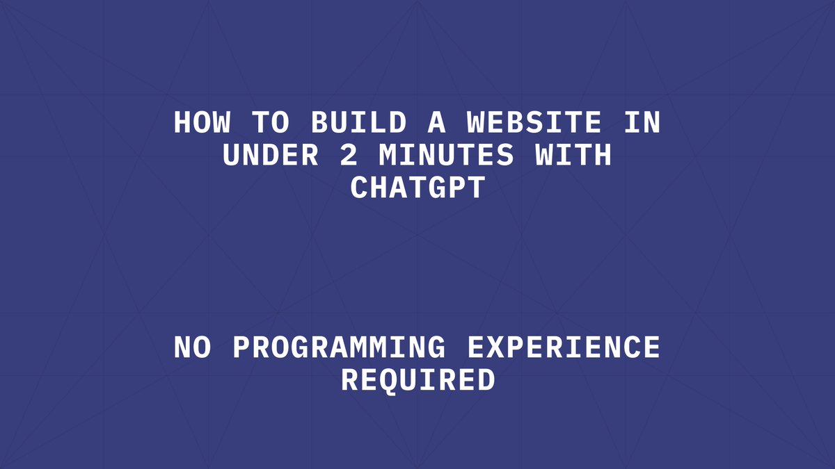 With ChatGPT, it’s dead simple for anyone to build a full app in under 2 minutes

You don't need to know programming anymore to build your own billion dollar application

Here are 5 programming projects you can build in under 2 minutes

(No programming experience necessary)