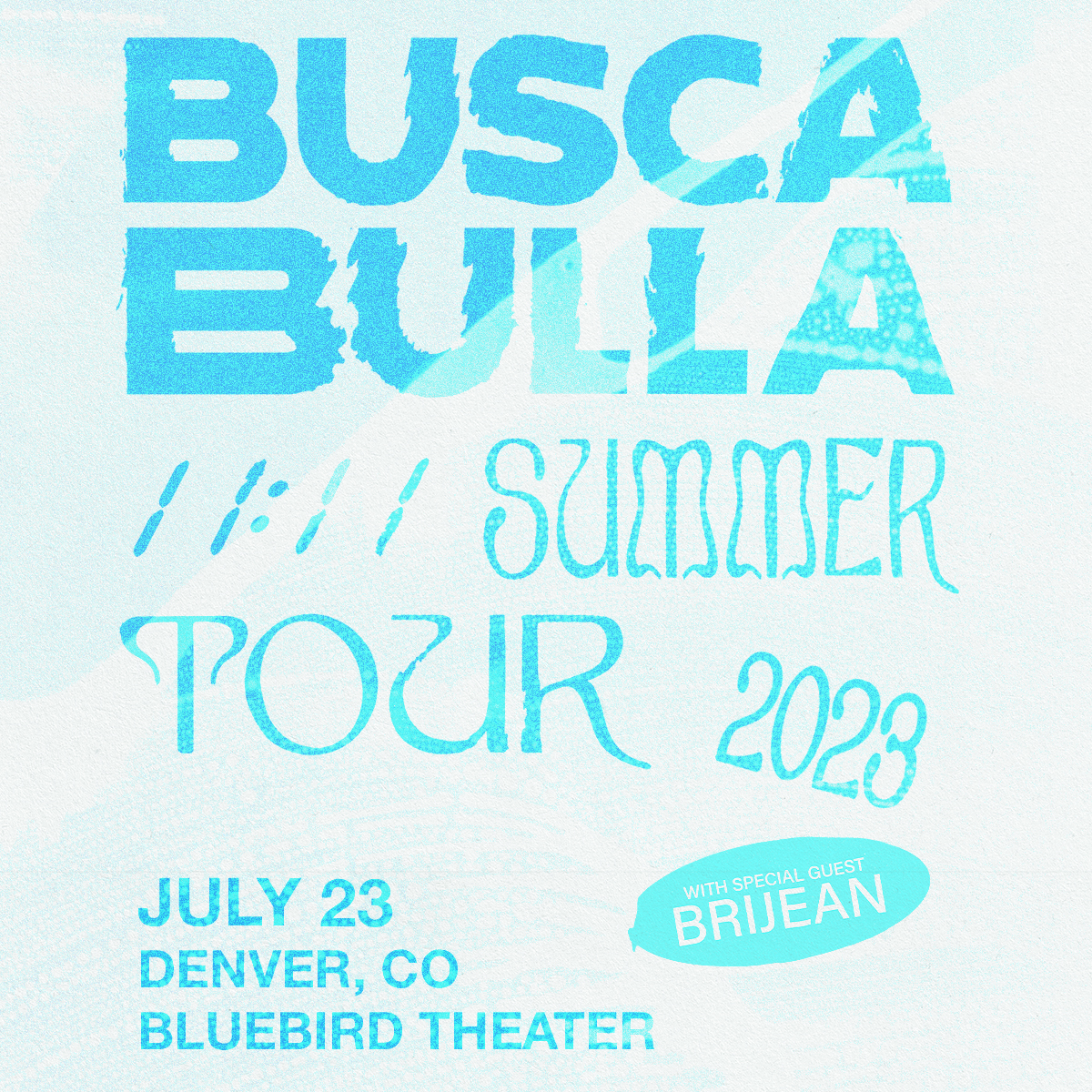 🌈 ✨ catch the always-dreamy puerto rican duo @buscabullamusic with special guest @BrijeanBand on july 23 🎟️ presale thurs at 10a on sale fri at 10a