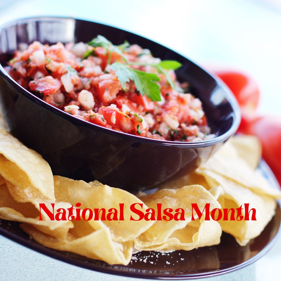 HispanicOutlook's tweet photo. It's #NationalSalsaMonth! Originating in Mexico, #salsa can contain raw or cooked sauces made of tomatoes, peppers, onions and garlic used as condiments for tacos and other Mexican and Mexican-American foods, and as dip for tortilla chips. #SalsaMonth #hispanicfood ๐
๐ฎ๐ฏ๐ซ https://t.co/o2Mxmhvjgn