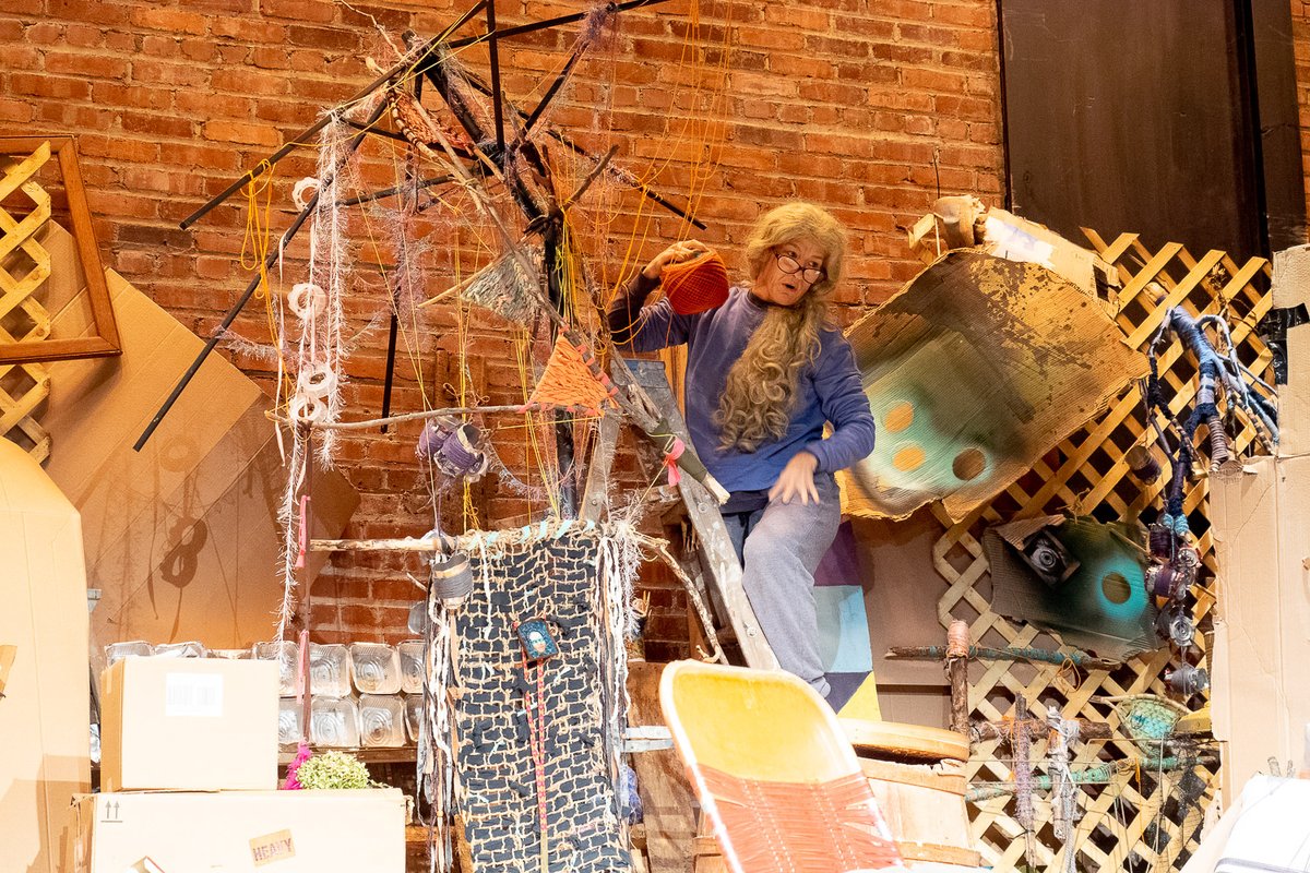 Tangled up inside? Gloria, played by Susan Mendoza, is a former sculptor and Zoe’s mother whose backyard work disturbs her neighbor.  ZOE COMES HOME is presented by the New Works Series on Saturday, May 20 at 7pm at Bernie Wohl Theater 647 Columbus Ave. NYC Tickets on Eventbrite.