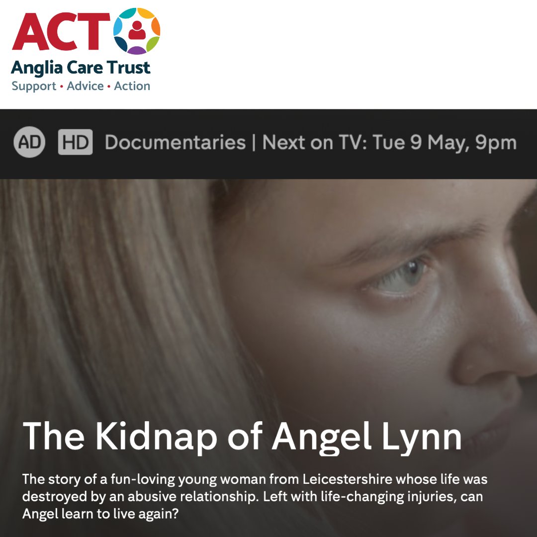AngliaCareTrust's tweet photo. Tonight 9pm @Channel4: The Kidnap of Angel Lynn tells 'shocking truth about ignoring signs of coercive control'. #SDAHelpline is here for anyone experiencing any kind of #abuse, and also for people concerned about someone else: 0800 977 5690 / https://t.co/WAWwGKHzu4 https://t.co/KSLITOQcL4