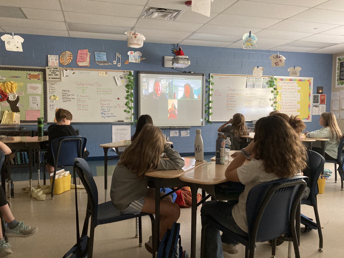 Learning about the importance of coral reefs to the aquatic ecosystem with our live <a href="/SkypeScientist/">Skype A Scientist</a> <a href="/BearCreekEtown/">Bear Creek School</a>