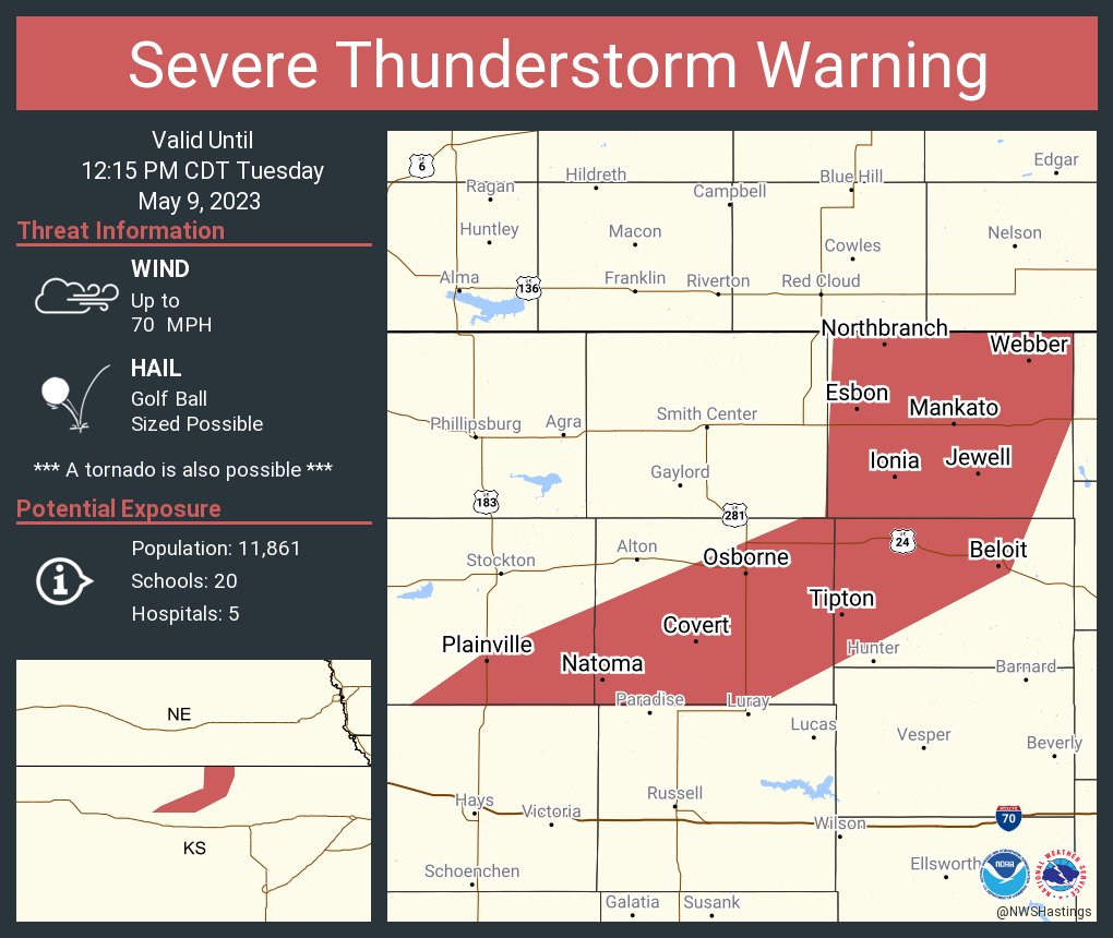 NWS Severe Tstorm on Twitter "Severe Thunderstorm Warning continues