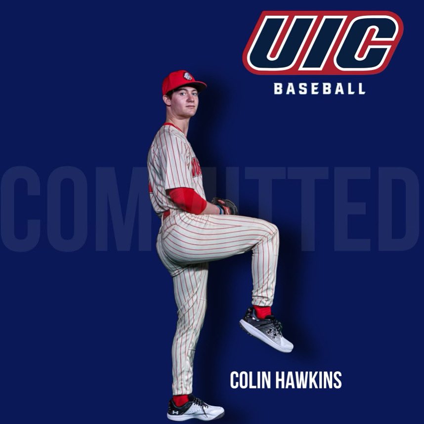 colin_hawkins2's tweet photo. Blessed to announce I will be continuing to play ball at the University of Illinois-Chicago. Thank you to my family and friends, and everyone at Rend Lake for supporting me to this point. Roll Flames🔥 #fireupflames https://t.co/O8c90SPiql