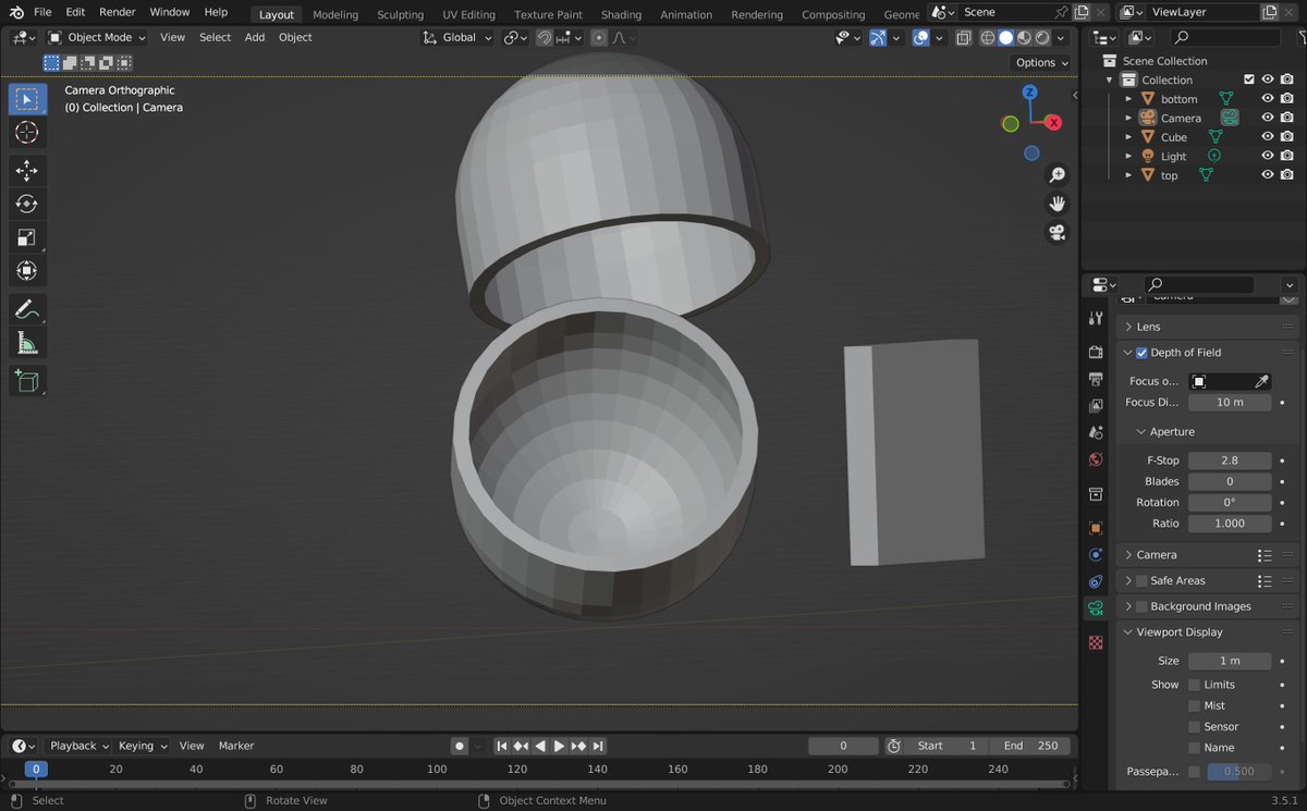 ButterMouseTrap's tweet photo. Worked in Blender today during lunch. https://t.co/l4qKitSI3n