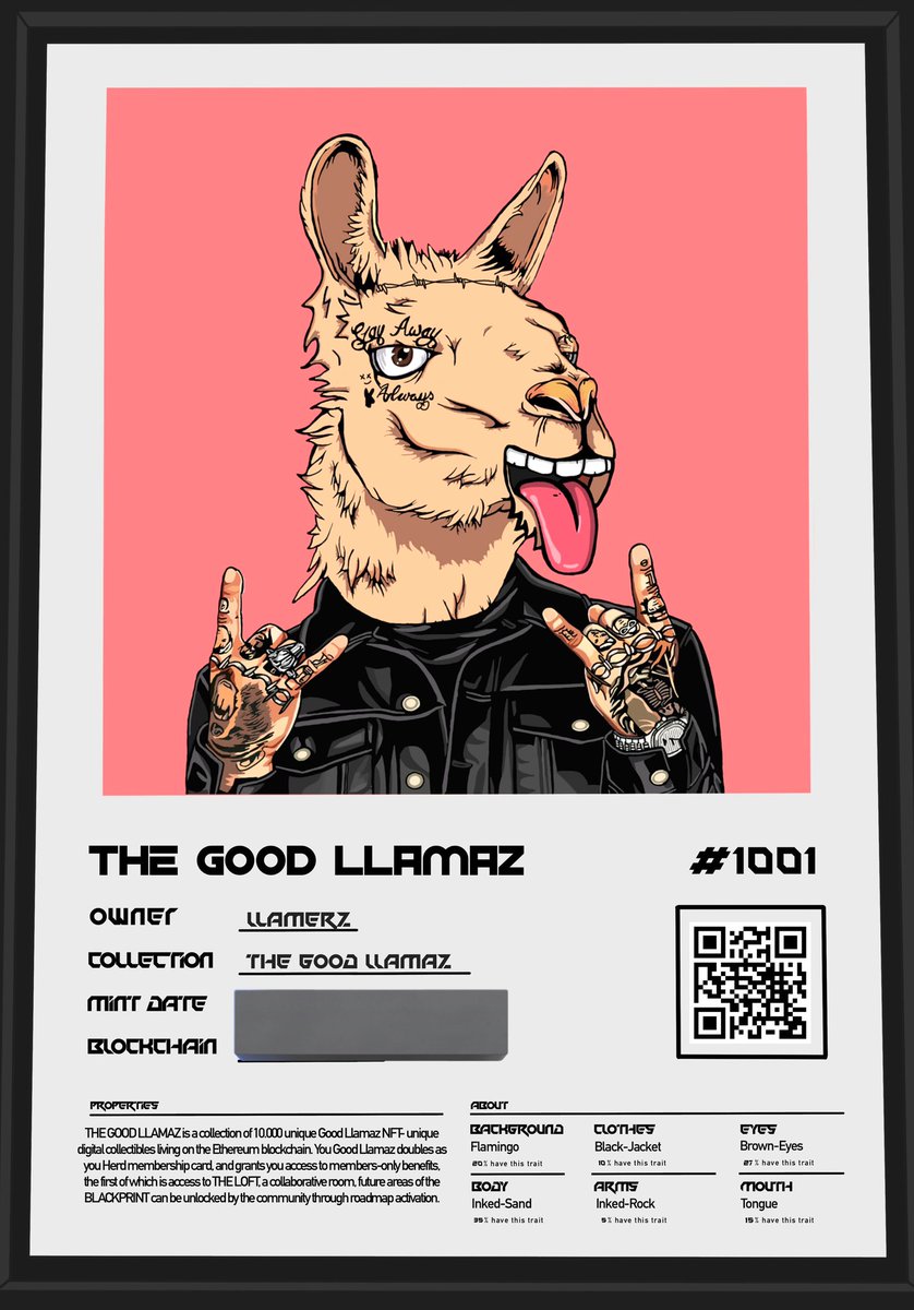 🎁GIVEAWAY🎁

🏆 2 Winner 100 MATIC
🏆 3 @thegoodllamaz NFTs (450 MATIC) 

To ENTER
1️⃣ Follow @thegoodllamaz &amp; <a href="/the_herd_father/">The Herd Father Official</a> 🔔
2️⃣ RT, Like &amp; Tag 3 Friends
3️⃣ Turn notifications ON! for more giveaways 🔔 

72 Hours #NFT #Polygon #NFTs #ad #giveaway 
D
