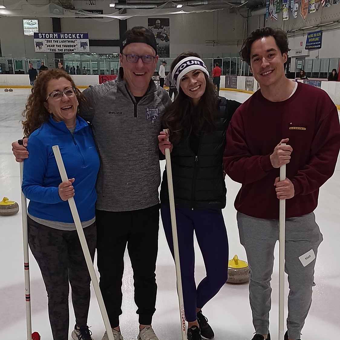 TheCurlVegas's tweet image. Our Next Steps program was &quot;rocking&quot; Saturday night as the &quot;Dreamsweepers&quot; defeated &quot;AV Studio&quot; in a hard fought battle,  4-2. #CurlVegas #curlingrocks🥌 #learntocurl #bringicetothedesert