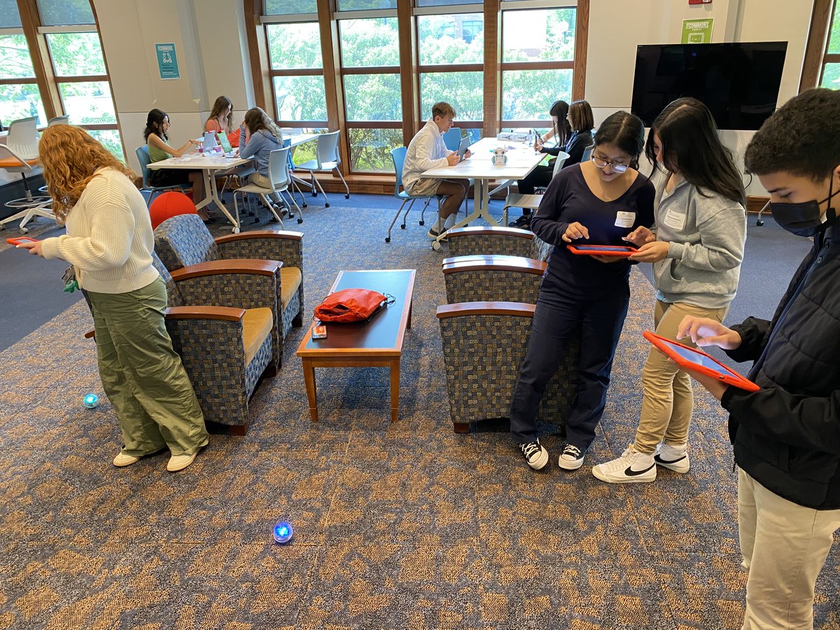 ADPCenter's tweet photo. Some shots from this year's NJFEA (NJ Future Educators Association) High School Conference! Students interacted with various #EdTech learning tools such as Sphero Robots, Ozobots, 3D Printing Pens, and more! #MontclairStateUniversity #ADPcenter #NJFEA #NJEA https://t.co/Zk8lcCNsOr