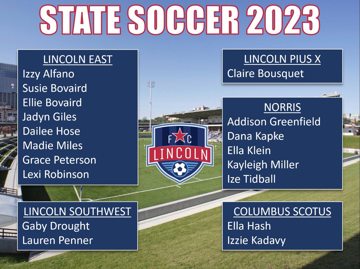 Good luck to everyone participating in this years state tournament! Wishing great success to our 18 players participating!