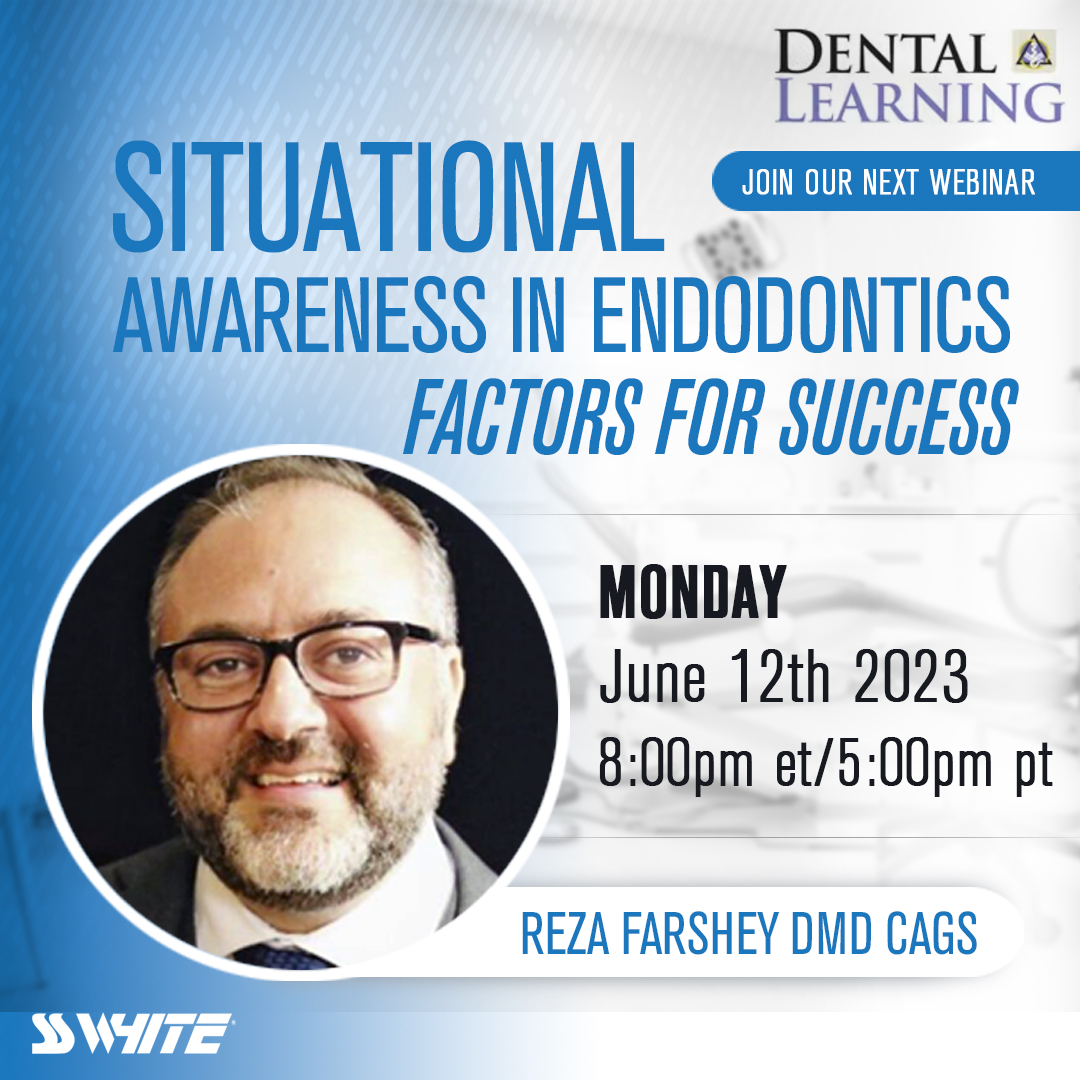 SSWhite1844's tweet photo. Join us on Monday, June 12th, 2023 at 8:00 pm ET/5:00 pm PT for an enlightening discussion on the key factors that contribute to success in endodontics. 🔍

Don't miss this opportunity to learn from one of the best in the field! Register now.
https://t.co/40Pr2HtcdC https://t.co/cuM8uwIbXN