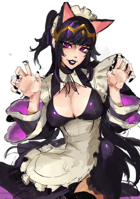 More cat girl maid Tharja