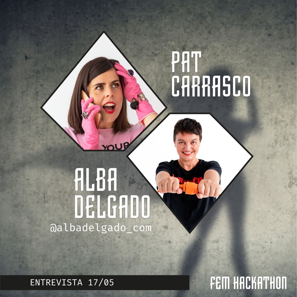 Innovación, tecnología e #InteligenciaArtificial bien usada, con un par de trucos sorpresa.🦾

Esa es la propuesta de Pat Carrasco para el #FemHackathon el #17Mayo. 

¡No te lo puedes perder!

👉Apúntate en femhackathon.com