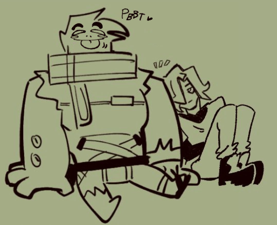 THIS IS SO CUTE he's pleased