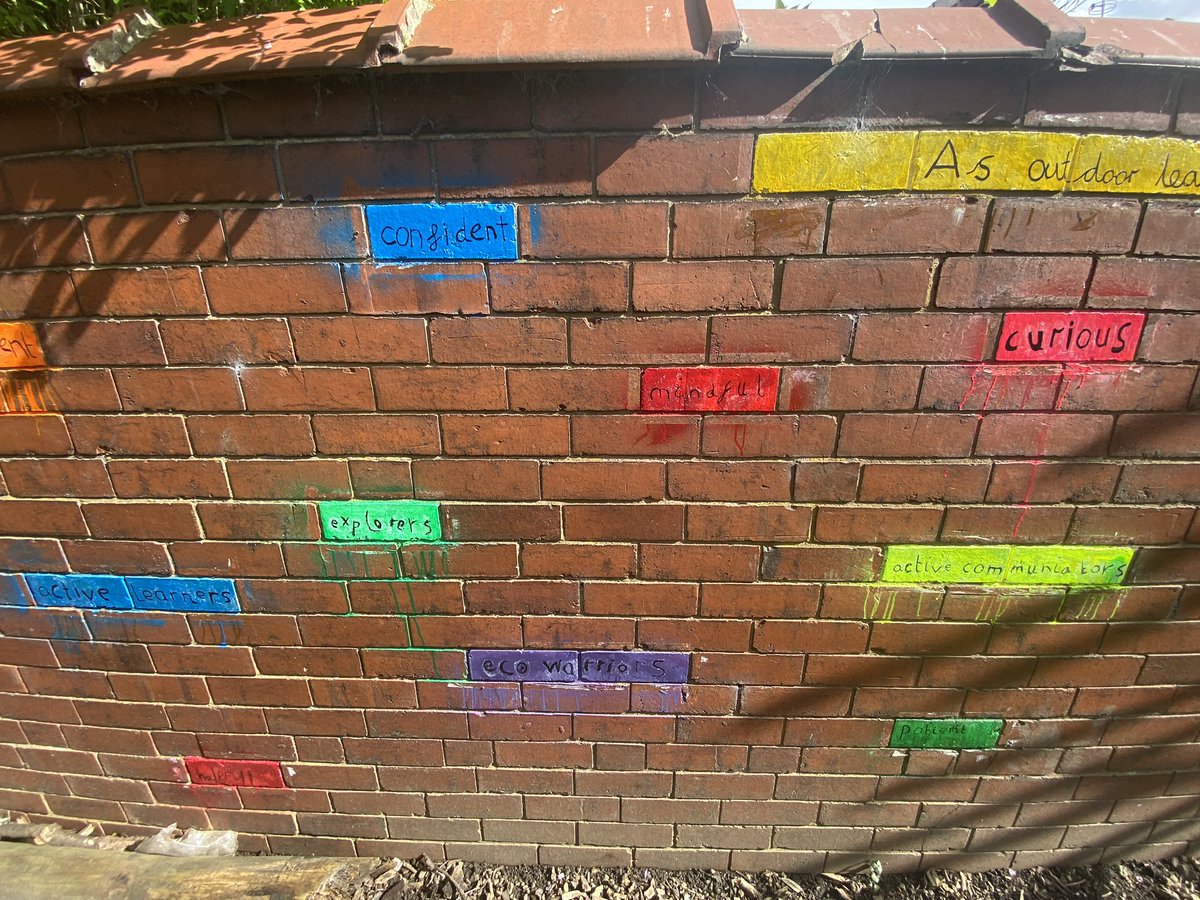 NormantonCommon's tweet photo. Also, we’re not graffiti artists…we’re spreading a message. The children thought of all these words to describe what we have to be when learning outside #activecommunicators
As outdoor learners we are…
…curious, explorers, mindful, resilient, patient, resourceful, happy…☀️ https://t.co/l0Q8U7AOLS