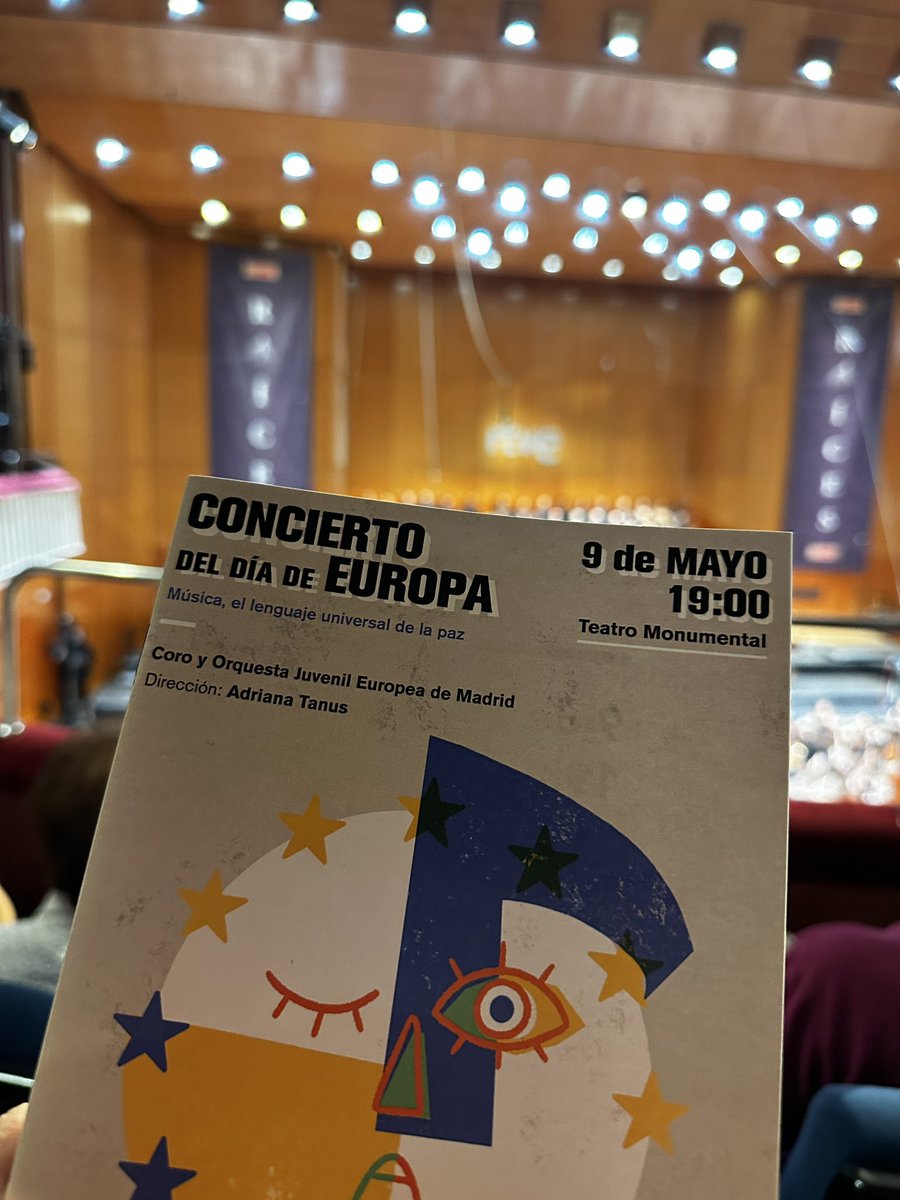 <a href="/orquestaojem/">OJEM</a> Concierto del día de Europa.En Teatro Monumental.
#ParlamentoEuropeo #UniónEutopea