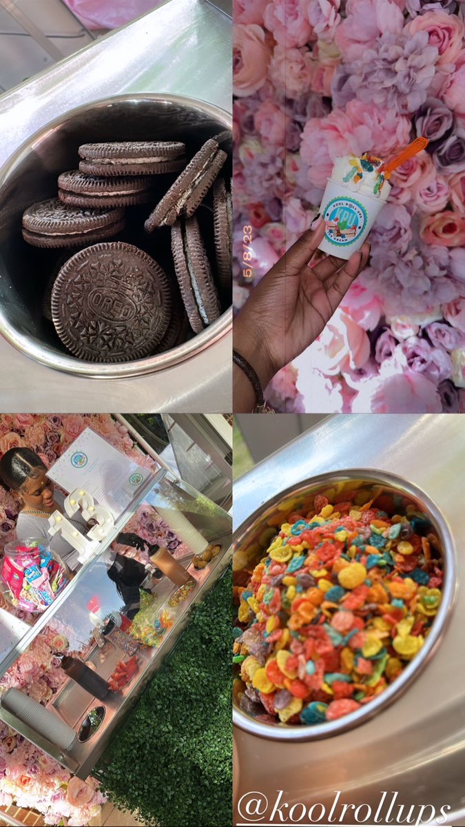 _najahnicole's tweet photo. K.R.U Philadelphia Based Rolled Ice Cream Catering Company #ForeverRolling #KoolRollUps https://t.co/MbjhQO1fYO