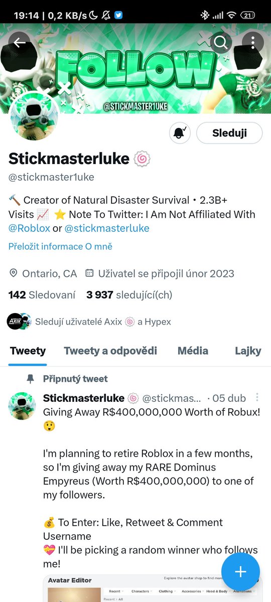 Filip966428cz's tweet photo. @stickmaster1uke Waiting bro https://t.co/JT2INuMdsx