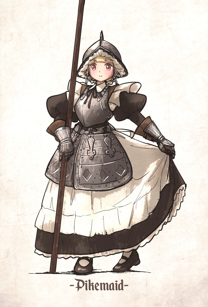 ironlily_art's tweet image. Here's my Maid day theme this year
"Pikemaids &amp;amp; Musketmaids"

#メイドの日2023 
#メイドの日