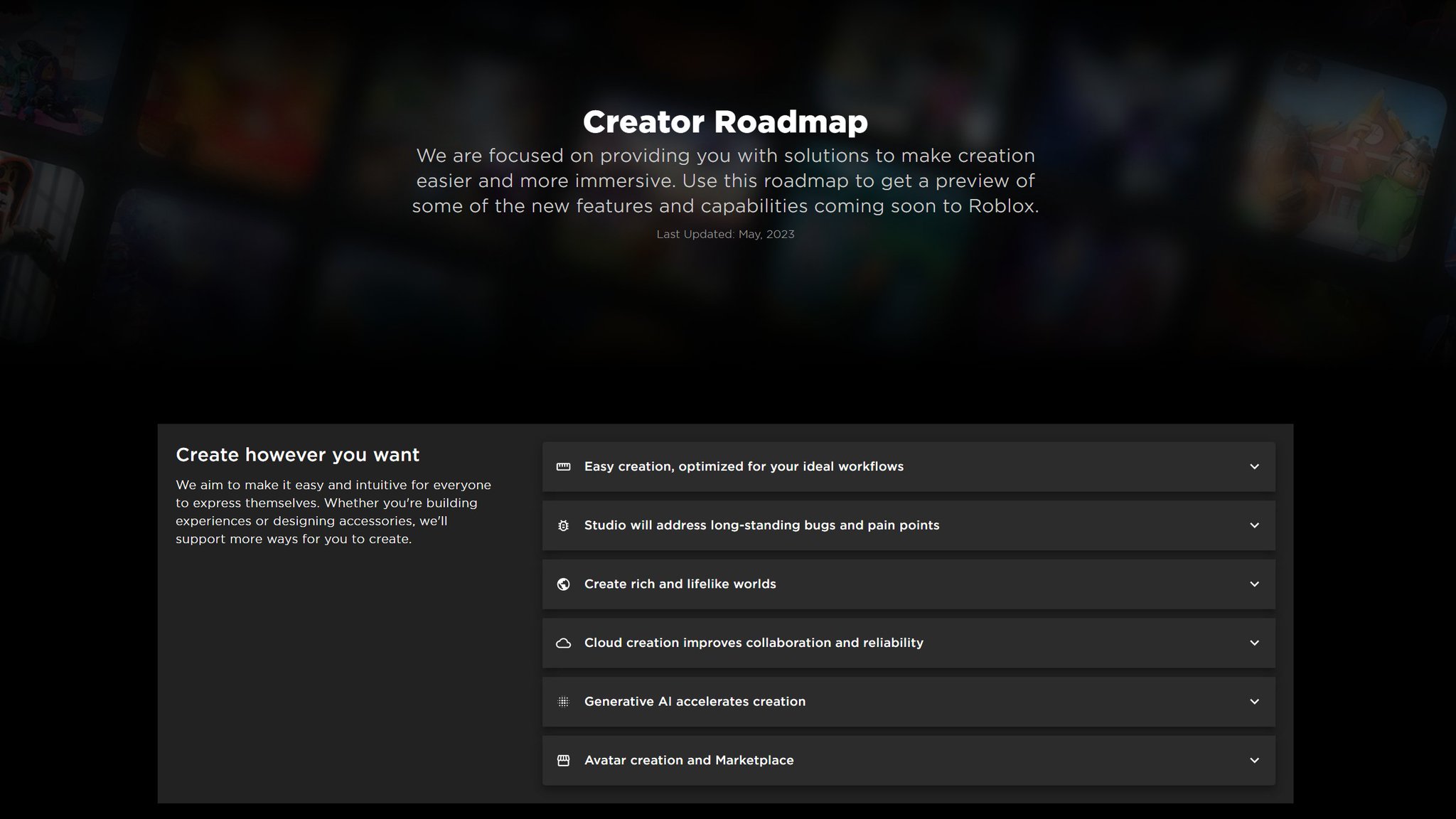 Everything Coming to Roblox This Year: 2023 Creator Roadmap + Q&A  Highlights, by Bloxy News