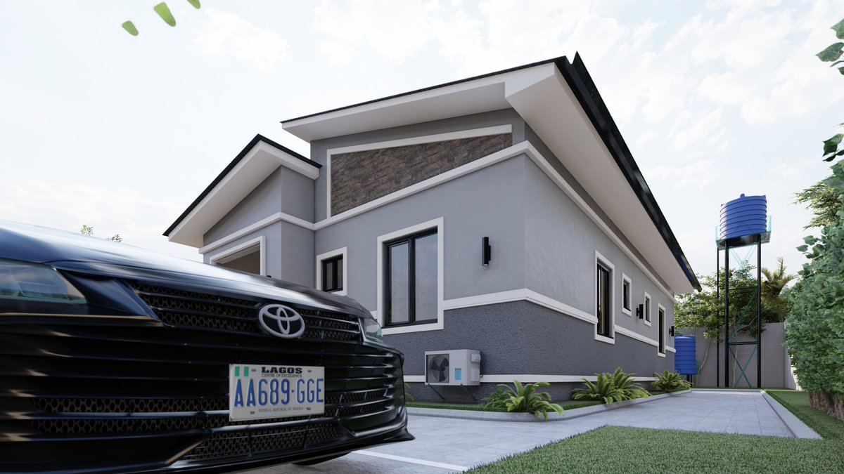EmyUmoden's tweet photo. As an enthusiast for sustainable design, I Implemented sustainable principles in the design. Indoor air quality by providing windows for adequate ventilation. Energy conservation by using solar panels as a source of lighting, rain water harvesting to conserve water etc. https://t.co/ob7sp9p52m