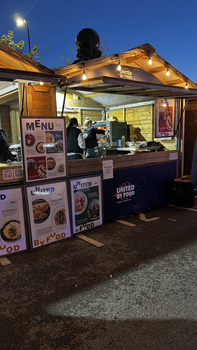 happy2wander's tweet photo. #Eurovision fans in Liverpool who are visiting the Eurovision Village: Don’t miss the “Discover Ukraine” pavilion in front of the Port of Liverpool building! Really easy to miss but lots of great Ukrainian businesses/stalls to support. https://t.co/KLiifhKPlR