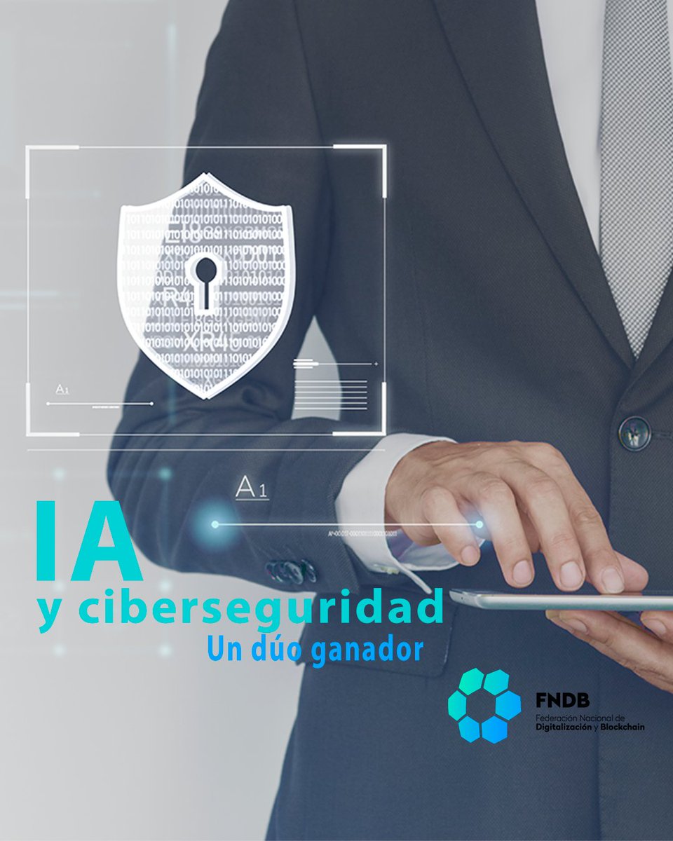 FNDB_Oficial's tweet photo. La Inteligencia Artificial juega un papel muy importante en nuestra vida y uno de los sectores que más relación tiene con la IA es la ciberseguridad. 🔒
En nuestro artículo de hoy, te contamos todo lo que necesitas saber a la hora de implementar esta tecnología. https://t.co/FkQrqzbNr2