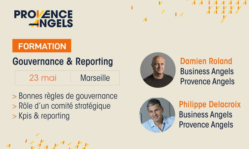 En avant pour notre 3ème session de #formation sur le thème de “La gouvernance &amp; le reporting !”  💼

𝐄𝐧𝐯𝐢𝐞 𝐝’𝐲 𝐩𝐚𝐫𝐭𝐢𝐜𝐢𝐩𝐞𝐫 ? 
Nous ouvrons quelques places ! 
📩 provenceangels.com/contact/