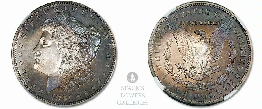 CoinWeek's tweet image. Gem Proof 1904 Morgan Dollar in @StacksBowers June auction: bit.ly/3nDrY9R

This lot is part of the Rarities Night session of the June 2023 Showcase Auction. #coincollecting #coinauction #numismatics #coinshows #uscoins
