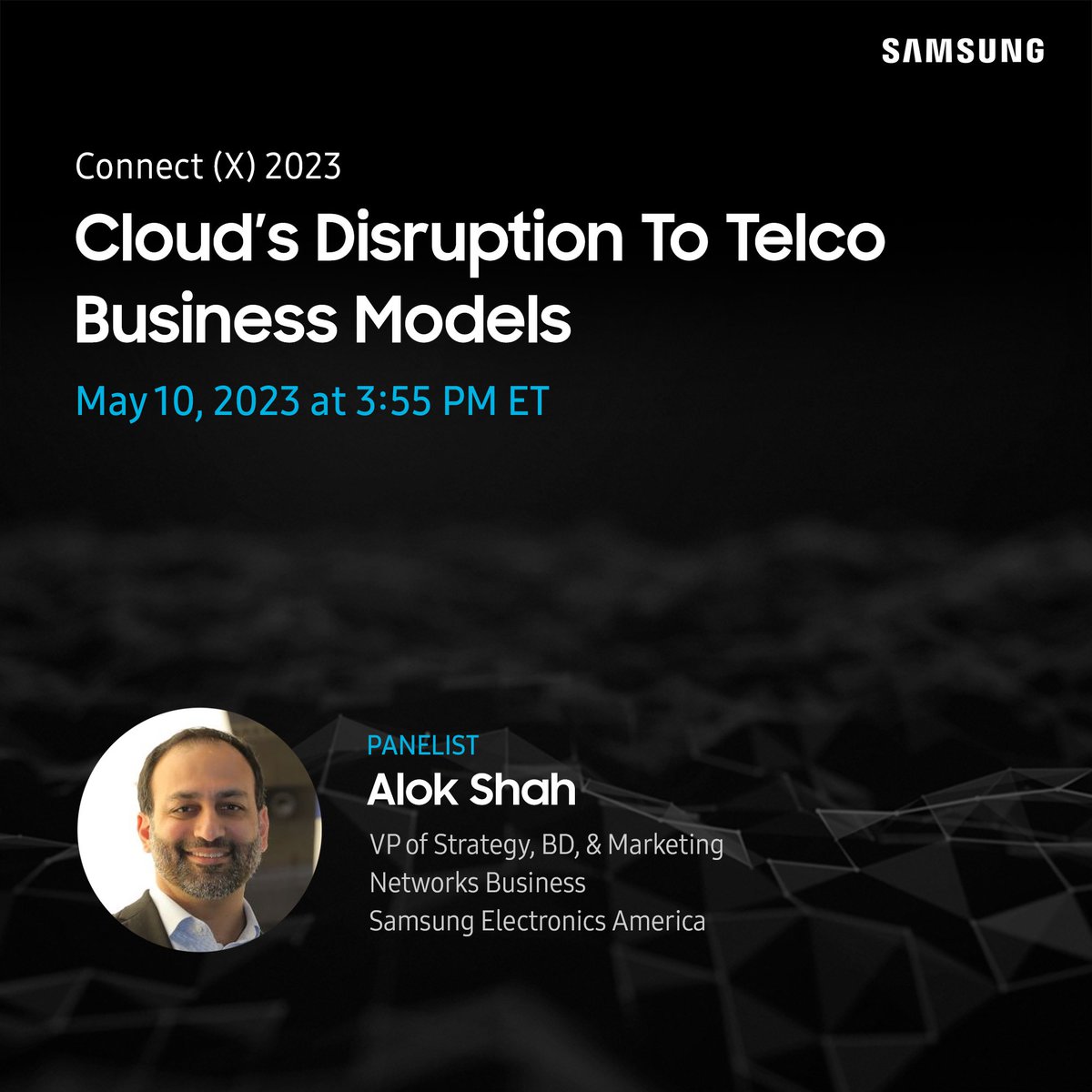 Join <a href="/Samsung/">Samsung Electronics</a>'s <a href="/abshah1234/">Alok Shah</a> as he discusses the operation of mobile networks in public cloud environments and the ways #telcos are partnering with cloud providers to enable new business models at <a href="/ConnectX_USA/">Connectx_usa</a>'s #ConnectX23. connectivityexpo.com/schedule/survi…