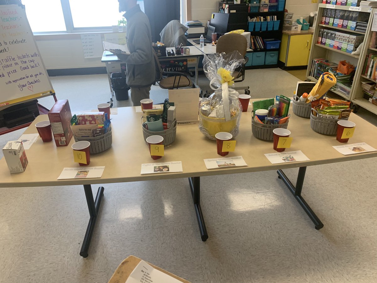 Kicked off Teacher &amp; Staff Appreciation Week at Parkville by running a raffle of prizes and snacks of all kinds. Our staff work hard each and everyday! We are thankful for all they do in service of our students and families. <a href="/Hartford_Public/">Hartford Public Schools</a> <a href="/HartfordSuper/">Dr. Andraé Townsel</a> <a href="/corinne_barney/">Corinne Barney</a>