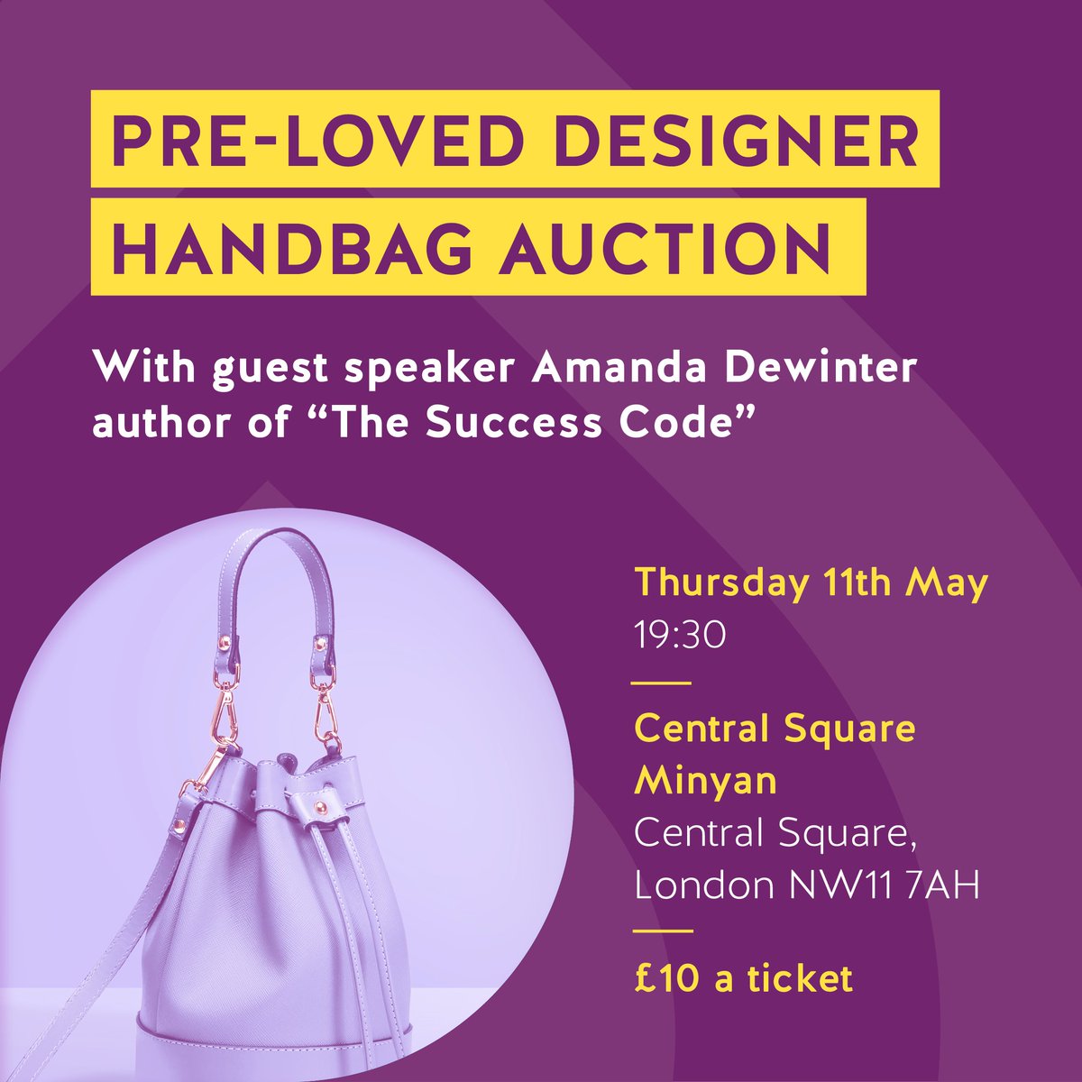 JewishWomensAid's tweet photo. Last few tickets remaining for the amazing pre-loved #designer #handbag auction! Love bags? Don't miss out! Book your tickets: https://t.co/fOV5ibenUl
Hope to see you there! With speaker, author @amandadewinter.
#handbagauction #auctionfundraiser #louisvuitton #gucci #mulberry https://t.co/KWxGqB3MpK