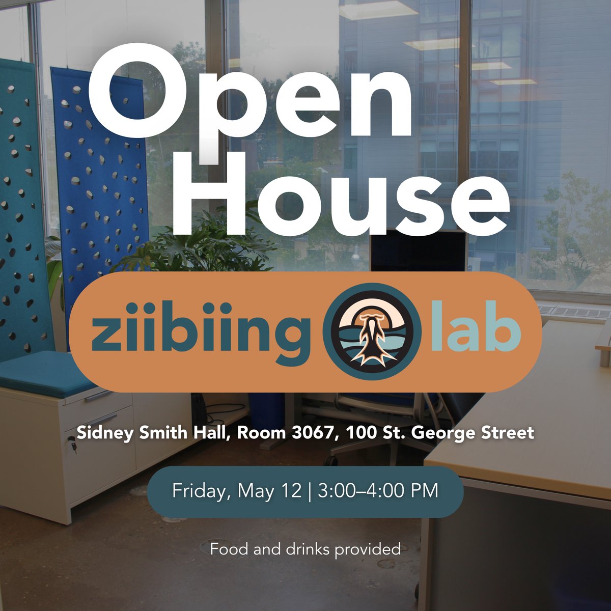 Ziibiing Lab (@ziibiinglab) on Twitter photo ⚡️It's #NAISA23 in Tkaronto!
Join us for an open house in Ziibiing Lab this Friday, May 12 from 3–4pm, before the business meeting and presidential plenary. Light food and drinks provided!
Register here: ziibiinglab.org/events/open-ho…
#ZiibiingLab @NAISA__ <a href="/NAISA2023/">NAISA2023Tkaronto</a> ⚡️It's #NAISA23 in Tkaronto!
Join us for an open house in Ziibiing Lab this Friday, May 12 from 3–4pm, before the business meeting and presidential plenary. Light food and drinks provided!
Register here: ziibiinglab.org/events/open-ho…
#ZiibiingLab @NAISA__ <a href="/NAISA2023/">NAISA2023Tkaronto</a>