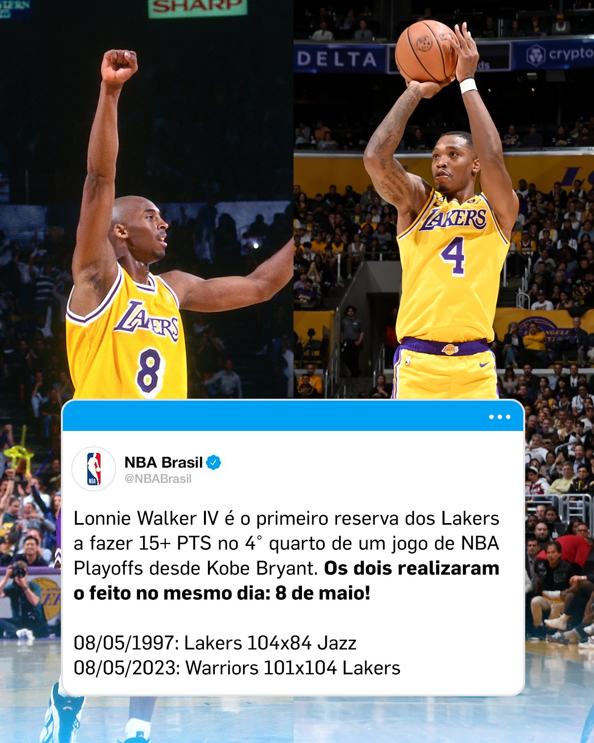 Quem vai transmitir jogo do Lakers hoje ao vivo na NBA (08/05)