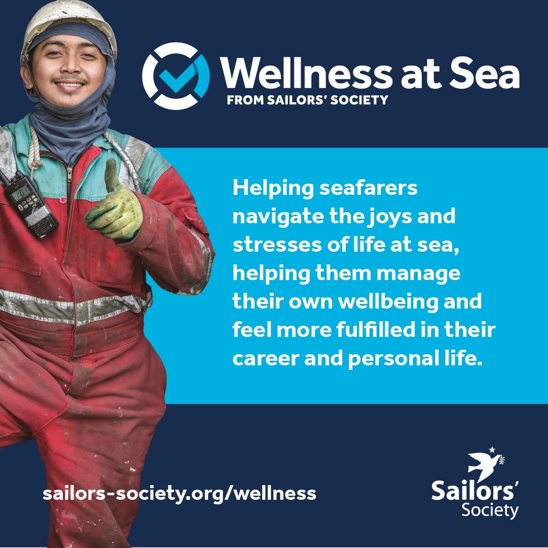 SailorsSociety's tweet photo. With human error accounting for 80 per cent of all accidents at sea, fatigue, stress and depression on board donโt just pose a threat to seafarer mental health, but also to the effective running of a ship and the safety of its whole crew.
#wellnessatsea #seafarers #maritime https://t.co/upaayRoWpn
