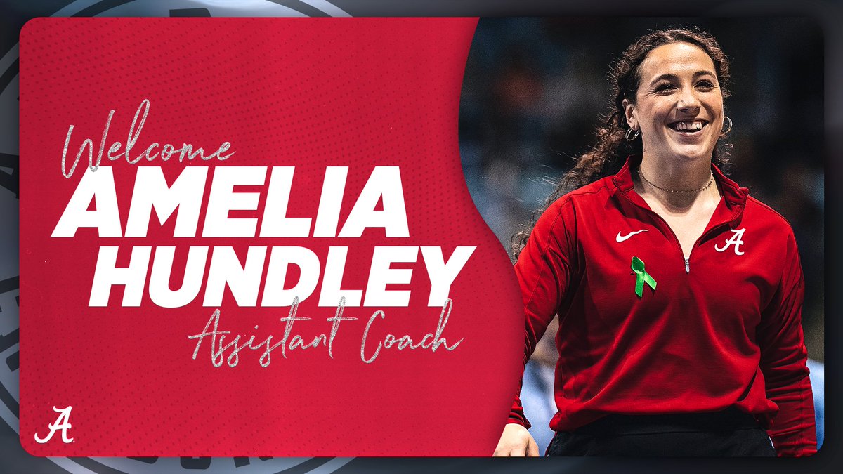 BamaGymnastics's tweet photo. Join us in welcoming Amelia Hundley to the Alabama Family!!

Let's get to work, @ahundley2016 🤩

#RollTide https://t.co/EBnq1q6P8p