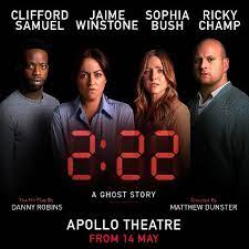 Clifford Samuel plays Sam in 2:22 A Ghost Story at The Apollo from May 14th