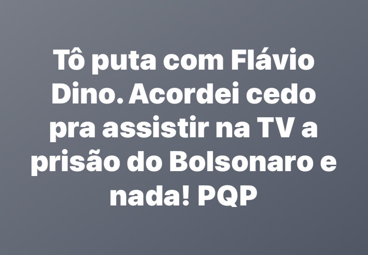 Qualé, Dino? Milhões esperando e nada!!🤬