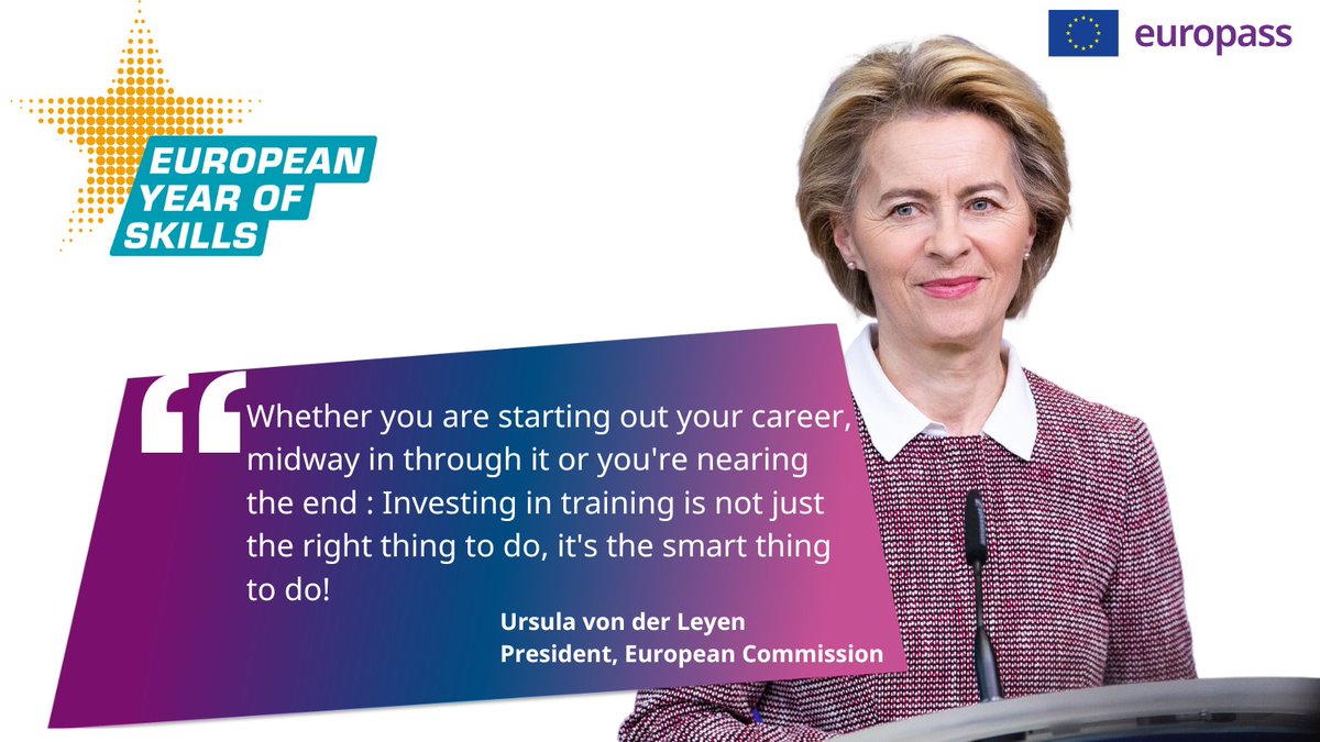 EuropassEurope's tweet image. Europass is your European tool for #lifelonglearning!
Happy #EuropeDay2023 Are you watching the #EYS festival? 👉youtube.com/watch?v=zip4Vv…
#Europeanyearofskills #EuropeDay #tuesdaymotivations #Europass #skills #DigitalTransformation #upskill