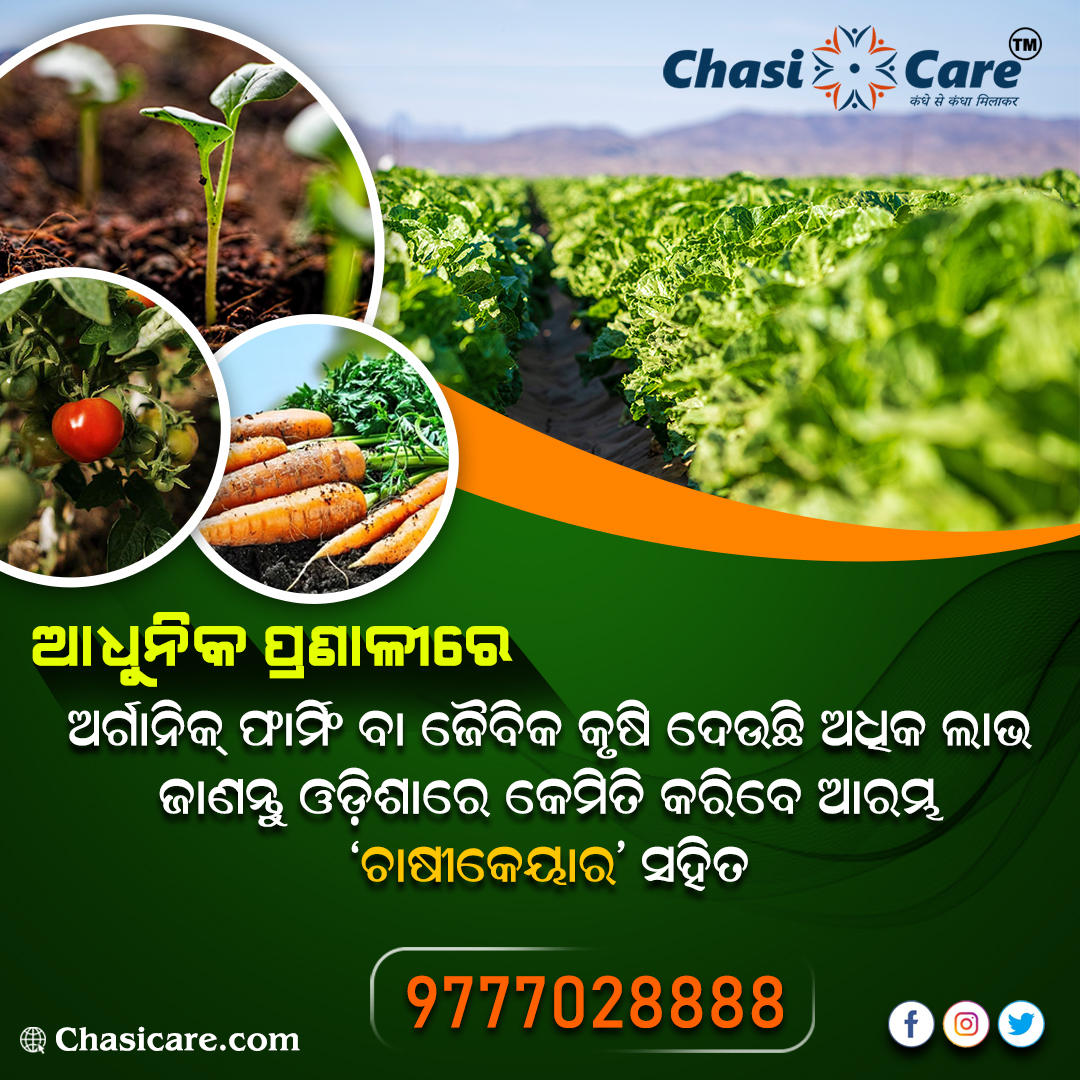 chasicare's tweet photo. ଆଧୁନିକ ପ୍ରଣାଳୀରେ ଅର୍ଗାନିକ ଫାର୍ମିଂ ବା #ଜୈବିକ_କୃଷି ଦେଉଛି ଅଧିକ ଲାଭ. ଜାଣନ୍ତୁ ଓଡ଼ିଶାରେ କିପରି କରିବେ ଆରମ୍ଭ ଏବଂ କଣ ରହିଛି ନୂଆ ସୁବିଧା "#ଚାଷୀକେୟାର" ସହିତ.
📞 9777028888
🌎 https://t.co/0QfVaAkeZ2
#organicfarming #organicfarmingindia #Chasicare #Odisha #organicproducts #organicbusiness https://t.co/4VWDYUiVMD