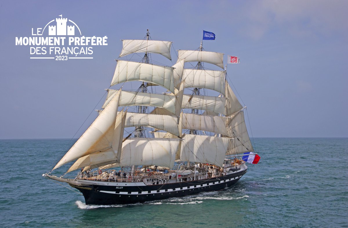 Le Belem est en lice pour être Monument préféré des français 2023 représentant la région Pays de la Loire. Votez jusqu'au 26 mai pour ce trois-mâts plus que légendaire ! francetelevisions.fr/et-vous/partic… (cliquez sur Pays de la Loire)les votes sont illimités!) Votez et partagez ! <a href="/FNCE/">Fédération nationale des Caisses d’Epargne</a>
