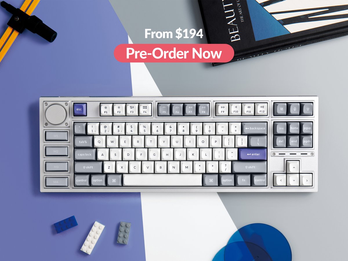 KeychronMK's tweet photo. Keychron Q3 Pro SE is live and can be pre-ordered now!😊
With a unique 80% layout, QMK/VIA support, and wireless connection, the special edition provides upgraded designs on an aluminum knob, extra customizable keys on the left, and more delicate details. Plus premium features like a full-metal CNC machined body, double-gasket design, flexible PC plate, PBT keycaps, etc., the Q3 Pro SE is the best option to enhance your working efficiency!

Pre-order now👉https://t.co/0ysM12V1vk

#KeychronQ3Pro #keychron #mechanicalkeyboard #keychronkeyboard #customkeyboard #wirelessmechanicalkeyboard #wirelesskeyboard