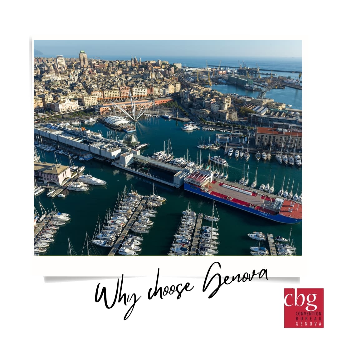 🇬🇧 Why should you choose #CBG for your #event? The synergy between Convention Bureau Genova and local Institutions has successfully contributed in assessing Genova and its entire province as an excellent conference destination worldwide. Contact us:📧 info@cbgenova.it