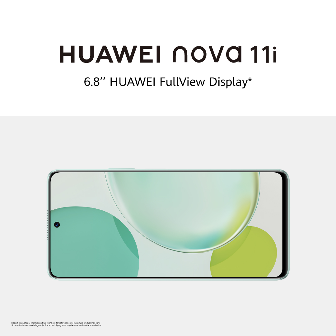 HuaweiZA's tweet photo. Enjoy the best view with your #HUAWEInova11i ๐
With its 6.8" FullView Display in the palm of your hand, you'll always have the front row seat.
#novaIsYouANDi and it's available now from your nearest operator store or the HUAWEI Store ๐ https://t.co/U31OdXes5I https://t.co/bgCYQE9MtE