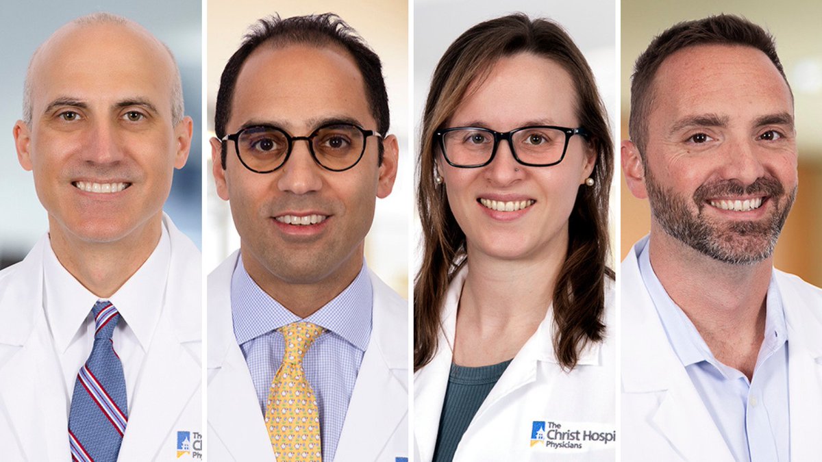 Meet the four newest physicians joining our nationally-renowned team of orthopedic experts:

Todd Kelley, MD: thechristhospital.com/physician-deta…

Namdar Kazemi, MD: thechristhospital.com/physician-deta…

Ellen Farr, MD: thechristhospital.com/physician-deta…

Nicholas Godby, MD: thechristhospital.com/physician-deta…