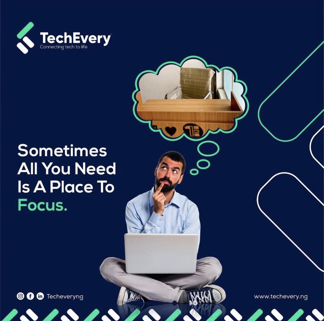 techeveryng's tweet photo. Why wait?Reserve a space with us today
Our features include:
Uninterrupted power supply 
Swift/fast wifi 
Projector
Quiet and serene workstation 
Adjustable mini conference tables
#workstation #tech #viral #trending #Eurovision #workstationajah #coworkingspace https://t.co/HpZcnQ5p89