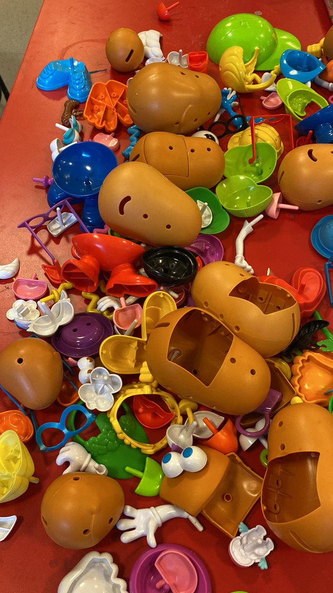 Potato head madness starts today! Observational drawing not French fries!